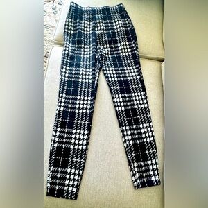 Black and White Plaid Pants